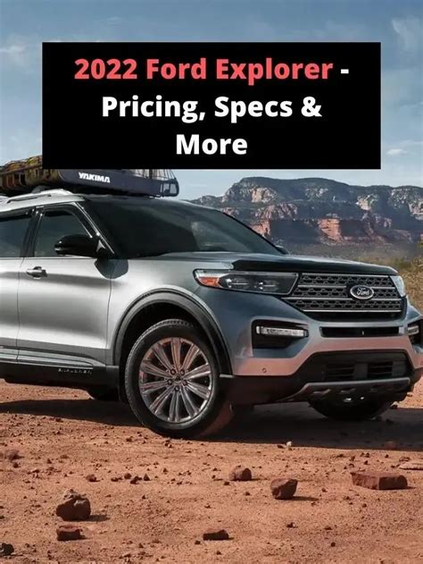 2022 Ford Explorer Pricing Specs And More Locar Deals