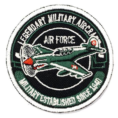 Patch Bordado Militar Avião Air Force Legendary 7x7 5cm Route Shirts