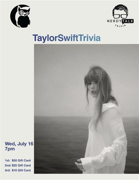 Jul 16 | Taylor Swift trivia | Nashville, TN Patch