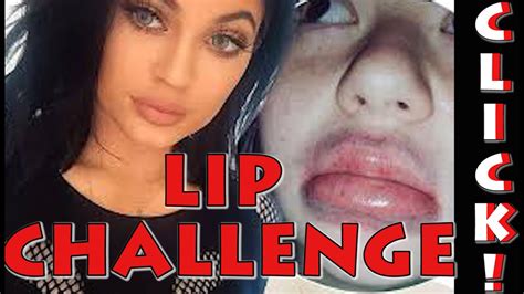 Kylie Jenner Lip Challenege Gone Wrong Youtube