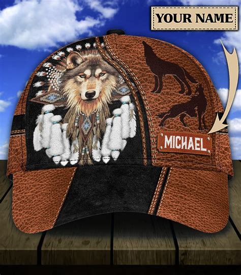 AIO Pride Custom Text Wolf Classic Cap AIO Pride Christian Hats