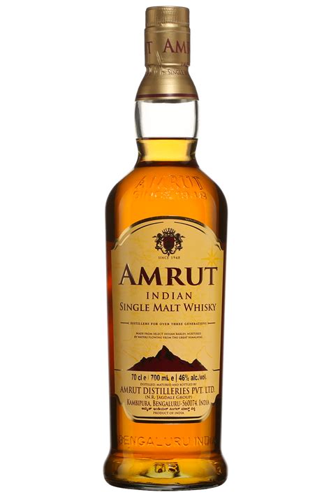 Amrut Indian Single Malt Fiche Produit Saqcom