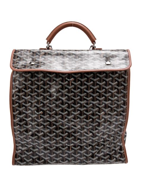 Goyard Goyardine Saint Leger Backpack Black Backpacks Handbags