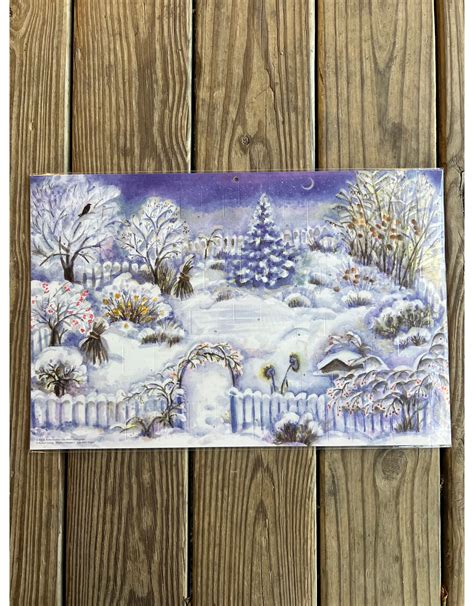 The Christmas Garden Advent Calendar 12x18 - Juniper Tree