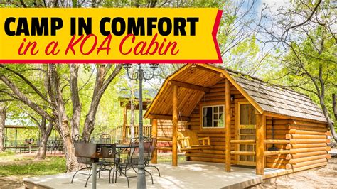 Camp in Comfort with KOA Cabins