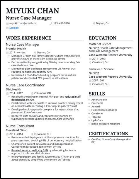 10 Case Manager Resume Examples That Worked In 2025