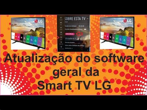 Como Atualizar O Software Da Tv Lg - Fazer atualização do software geral da Smart TV LG - YouTube