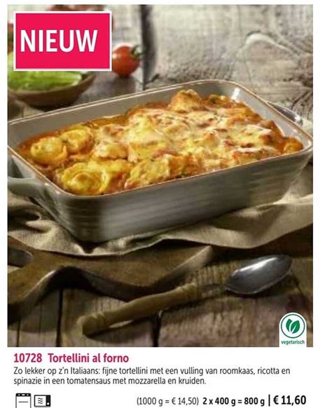 Tortellini Al Forno Aanbieding Bij Bofrost Folders Nl