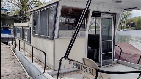 1964 Whitcraft 34 Steel Houseboat Youtube