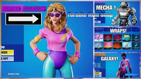 Fortnite Item Shop Hd 🛒 Aerobic Assassin ️ Wraps Shop ️ Ryufalcon