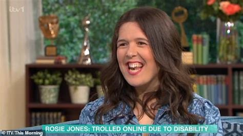 Comedian Rosie Jones insists she's still 'very passionate' about using ...