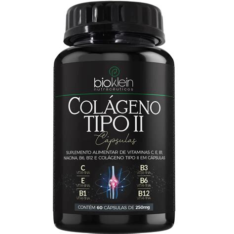 Col Geno Tipo Ii Vitaminas Caps Bioklein Meu Mundo Fit