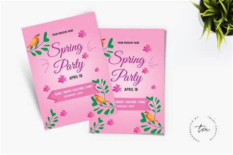 Spring Festival Flyer Graphic by TMint · Creative Fabrica