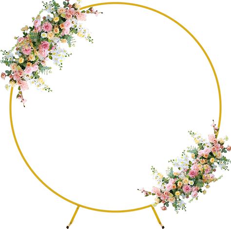 Amazon Wokceer Round Arch Backdrop Stand Ft Gold Circle