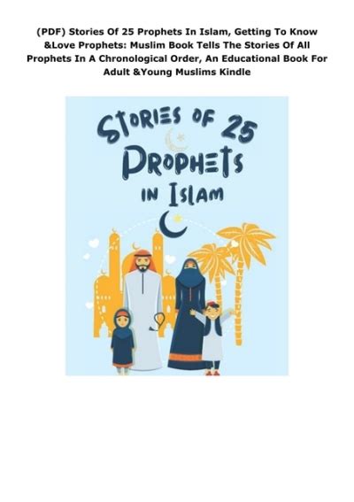 (PDF) Stories Of 25 Prophets In Islam, Getting To Know & Love Prophets ...