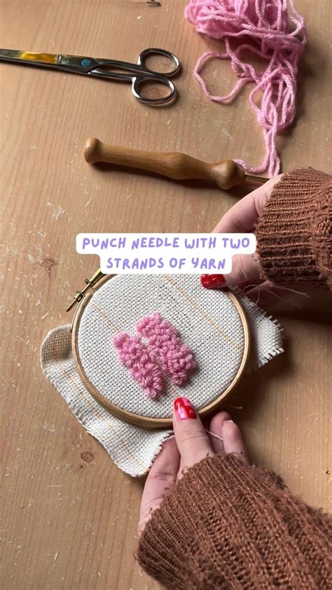 What Yarn Should You Use For Punch Needle Video In 2024 Punch