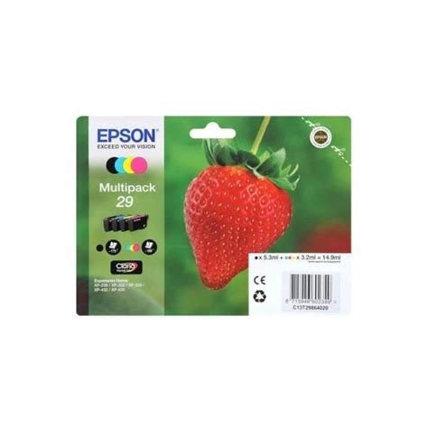 Epson Original Multipack 29 Cartouche D Encre T298640 Cdiscount