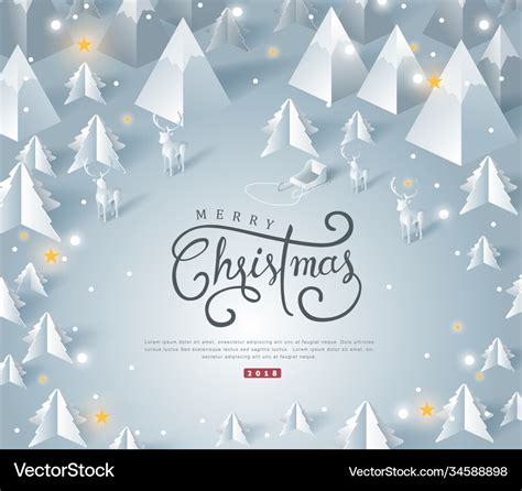 Merry Christmas 13 Royalty Free Vector Image Vectorstock