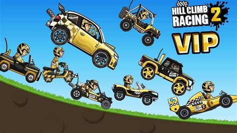 VIP Hill Climb Racing 2 All Vehicles FULLY Upgraded VIP YouTube