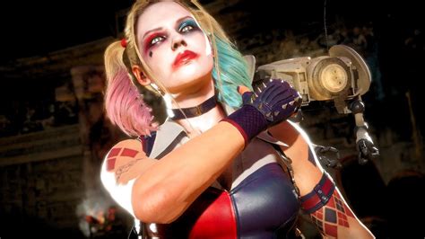 Mk11 Harley Quinn Performs All Victory Celebrations Outro 4 Cassie Quinn Skin Youtube