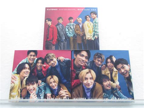 Yahooオークション Sixtones Cd 3点セット Good Luckふたり 初回盤