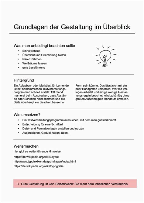 Beispiel Für Ein Handout 3
