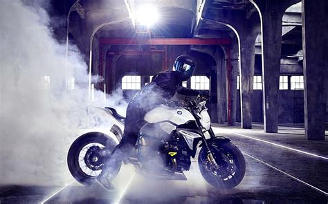 Bmw Sportbike Burnout Smoke Light Naked Hd Bmw