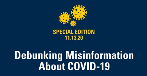 Debunking Misinformation About Covid 19 Coronavirus Population