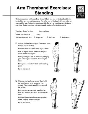 Theraband Exercises Pdf Complete With Ease Airslate Signnow