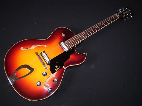 Guild T100d Slim Jim 1965 Sunburst Guitar For Sale Glenns Guitars