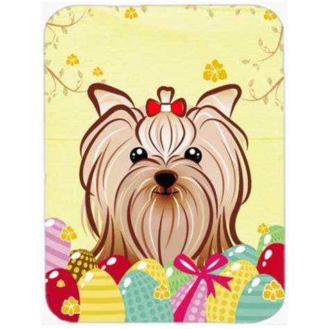 Yorkie Yorkshire Terrier Easter Egg Hunt Mouse Pad Hot Pad Or Trivet 1 Kroger