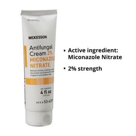 Mckesson 2 Miconazole Nitrate Cream Antifungal 4 Oz Tube 1 Ct Kroger