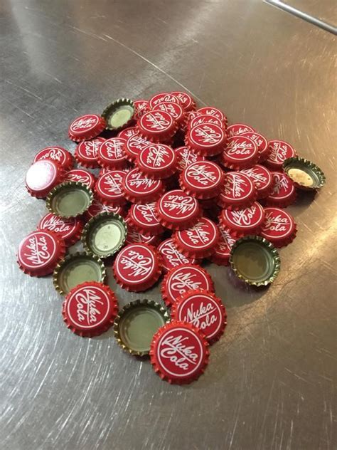 Un Official Handmade Fallout Nuka Cola Bottle Caps Nuka Cola Bottle