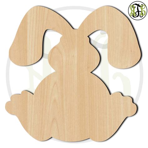 Bunny Wood Cutouts