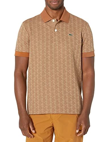 Mua Lacoste Men S Classic Fit Monogram Print Contrast Collar Polo Tr N