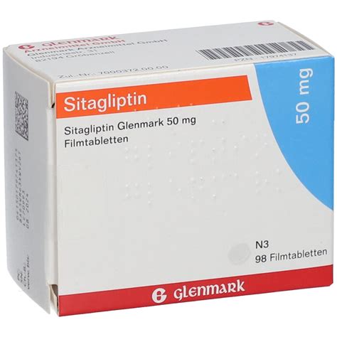 SITAGLIPTIN Glenmark 50 Mg Filmtabletten 98 St Mit Dem E Rezept Kaufen