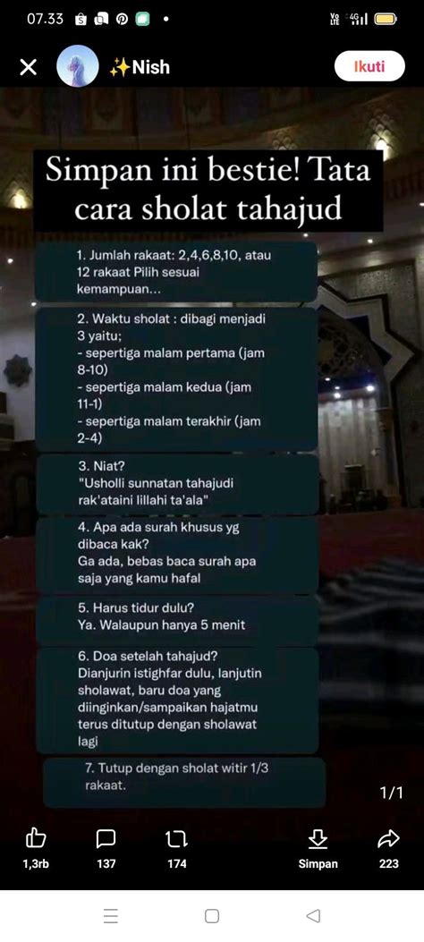 Shalat Tahajud Kutipan Doa Kutipan Kitab Suci Kutipan Pelajaran Hidup