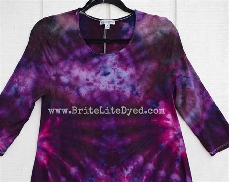 Tie Dye Dress Womens Medium Tiedyed Dress Womens Etsy