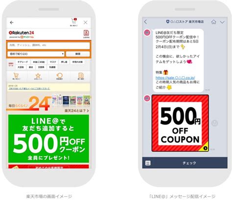 楽天のSNSサービスとLINEが連携出店店舗がクーポン情報など発信が可能に企業アカウントLINE を導入でトラベルボイス観光