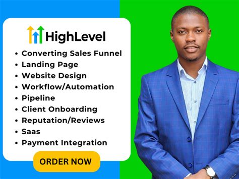 Gohighlevel landing page gohighlevel sales funnel and automation setup ...