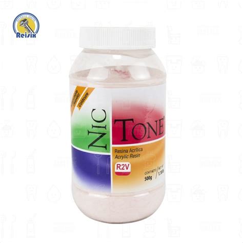 Polvo Acr Lico Tonos Rosas Autocurable Nic Tone Mdc Dental Dep Sito