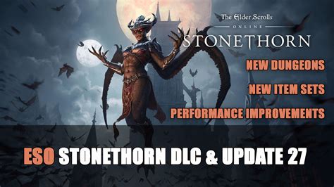 Elder Scrolls Online Stonethorn Dlc Update Announced Fextralife