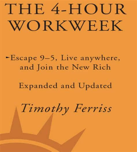 The 4 Hour Work Week By Timothy Ferriss Pdf Download Lifefeeling