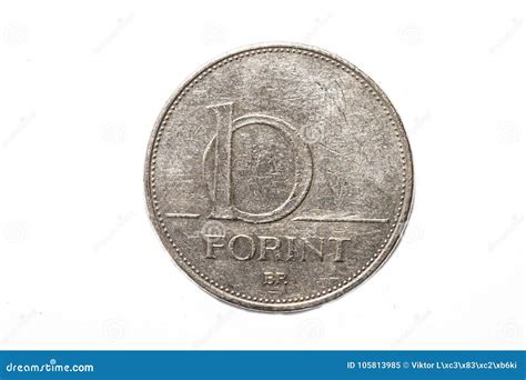 The Forint Sign Ft Code Huf Is The Currency Of Hungary Coins On