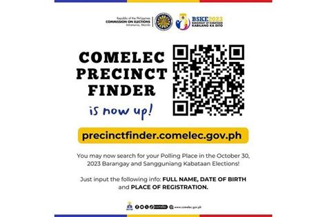 Comelec precinct finder now accessible | Philstar.com