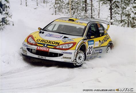 Pykälistö Juuso Mertsalmi Esko Peugeot 206 WRC Uddeholm Swedish