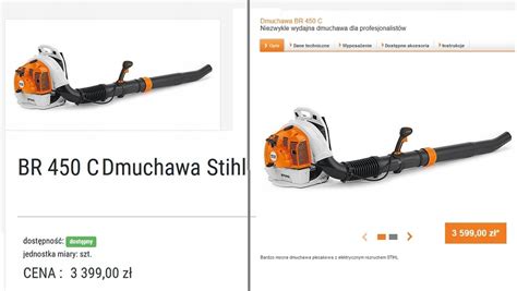 Dmuchawa Plecakowa Spalinowa Stihl Br C Mocna