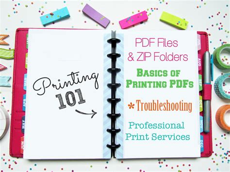 Clean Life And Home Printing Basics Of Printing Pdf Files