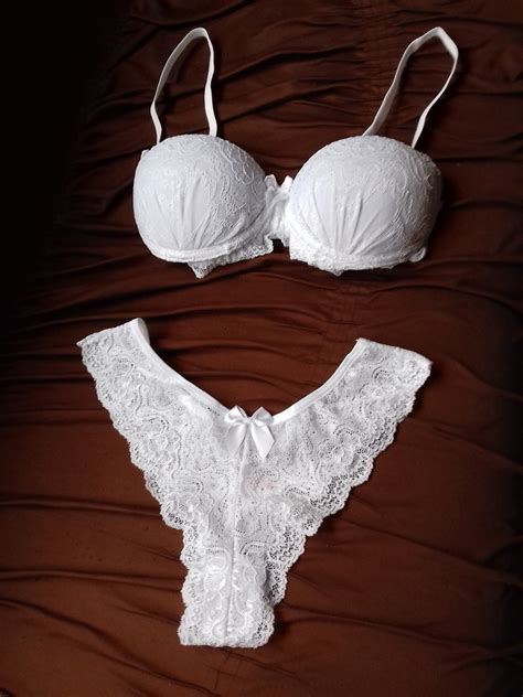 Conjunto Lingerie De Renda Branca R Em Mercado Livre