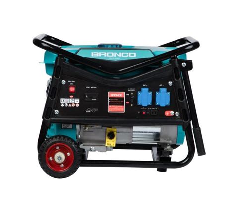 Bronco Kva Kva Power Generator Gasoline Generator With Wheels Key